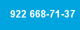 922 668-71-37